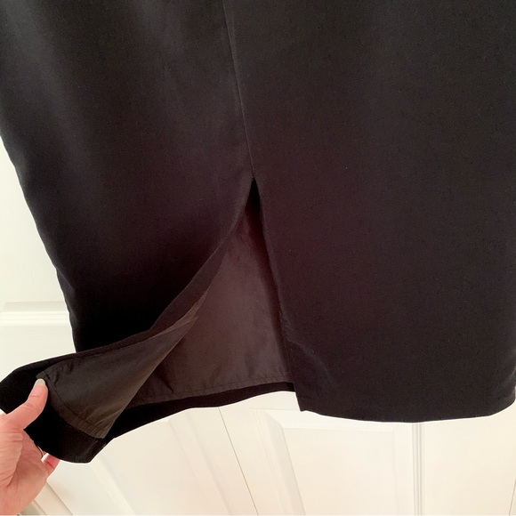 Vintage GARMENT JAHHAN Long Black Skirt Women’s Size 12 - Picture 4 of 6
